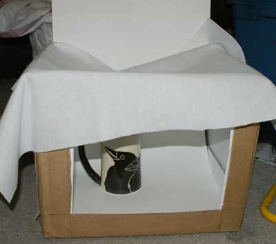 light box for puttin' stuff in light tent