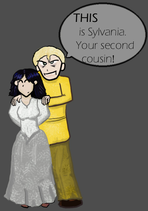 mwa ha ha ha ha second cousin